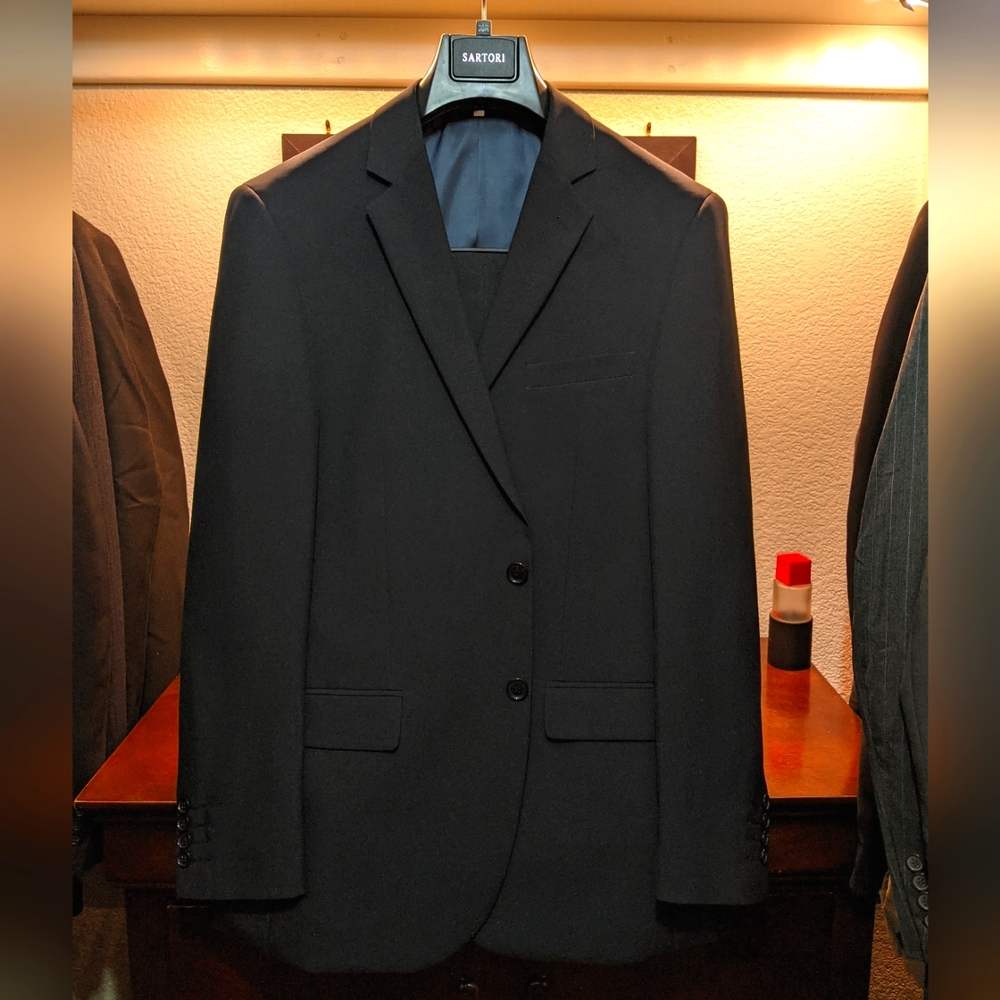 Sartori Navy Suit - Size 38R